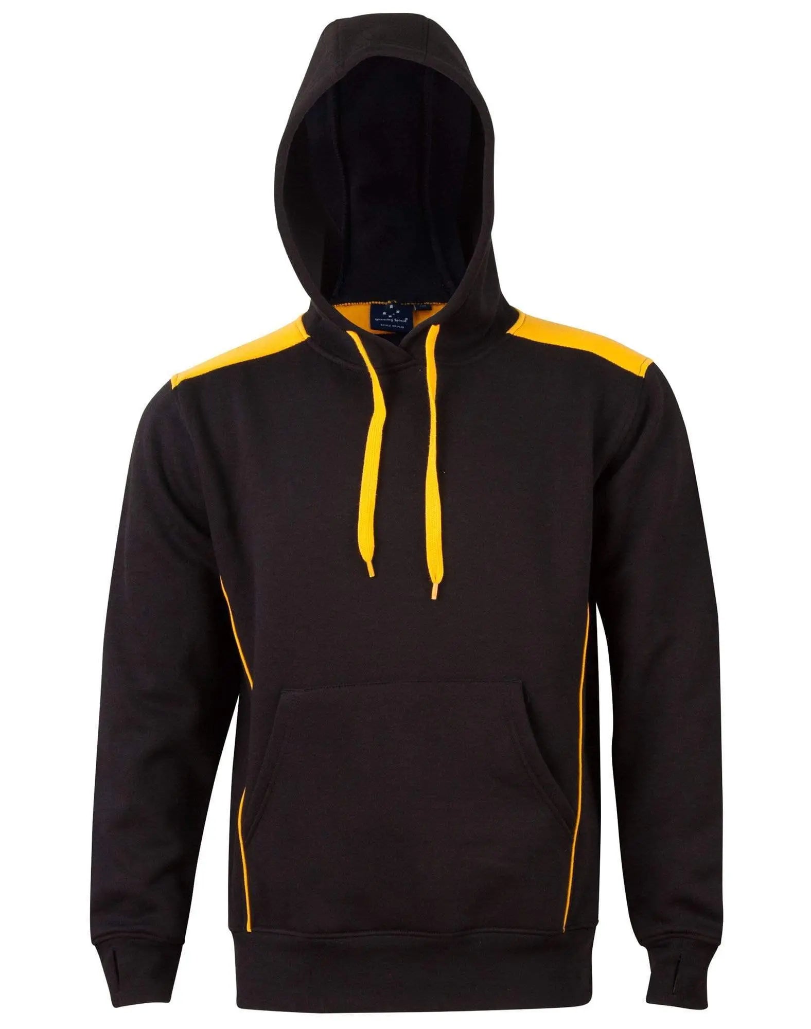 Winning Spirit Croxton Hoodie Adult Unisex Fl19 Casual Wear Winning Spirit Black/Gold XS